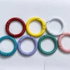 Candy, colorful open ring keychain, mobile phone chain, alloy ring, DIY handmade luggage, mobile phone case accessories, materials details Picture